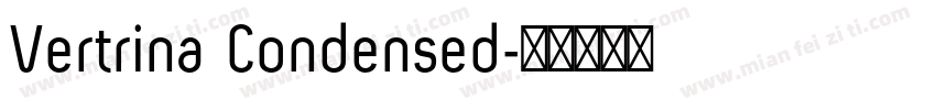 Vertrina Condensed字体转换